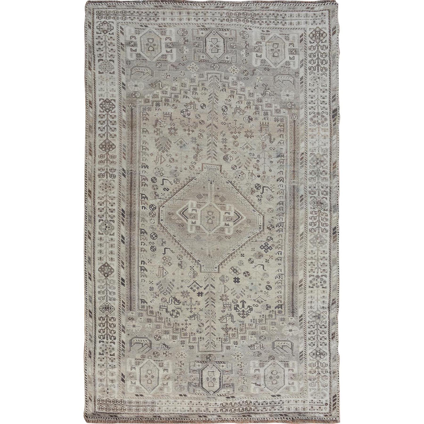 Transitional Wool Hand-Knotted Area Rug 5'8